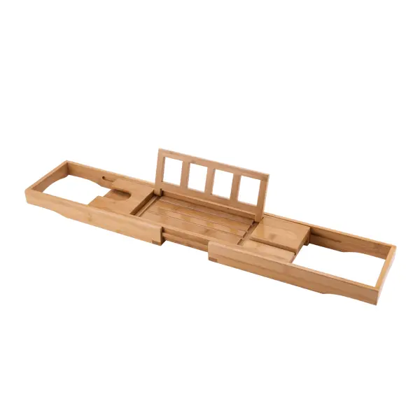 Полка для ванной раздвижная Sensea бамбук полка для ванной прямоугольная бамбук металл 26 см белый