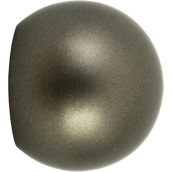 Наконечник Orbis Шар металл цвет графит 3.5 см 1шт. штанга гладкая orbis 240 см металл графит