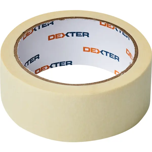 Лента малярная Dexter 38 мм x 25 м лента малярная dexter для деликатных поверхностей 25 мм х 25 м