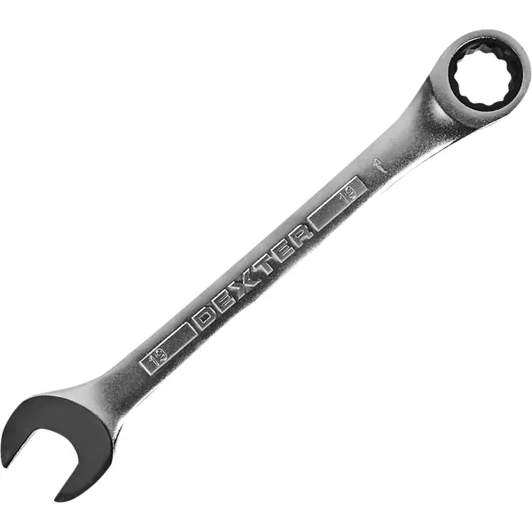 Ключ комбинированный с трещоткой Dexter HT205053 19 мм ключ комбинированный с трещоткой dexter ht205051 15 мм