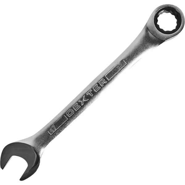 Ключ комбинированный с трещоткой Dexter HT205052 17 мм ключ комбинированный dexter comb 8 8 мм