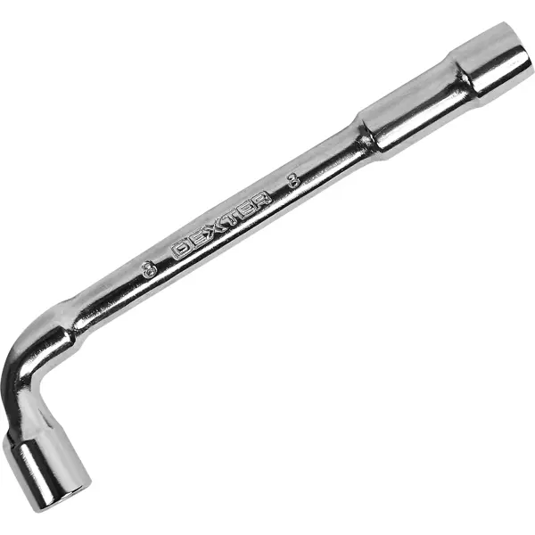 Ключ торцевой Г-образный Dexter HT205061 8 мм длина 100 мм ключ торцевой трубчатый dexter 8x9 мм длина 100 мм
