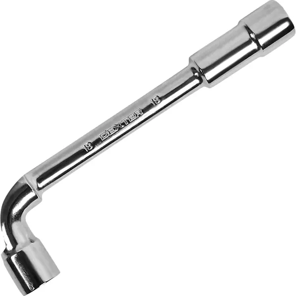 Ключ торцевой Г-образный Dexter HT205071 18 мм длина 100 мм ключ торцевой трубчатый dexter 6x7 мм длина 100 мм