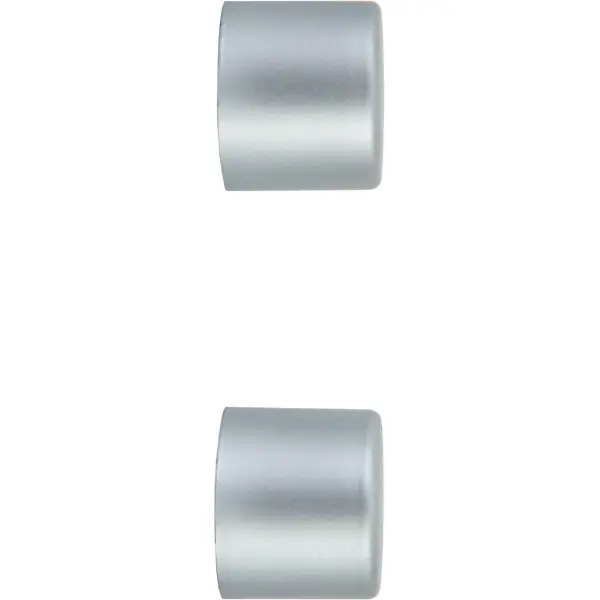 Наконечник-заглушка Orbis металл цвет серебро 2 шт заглушка alu nano с отверстием левая arlight металл