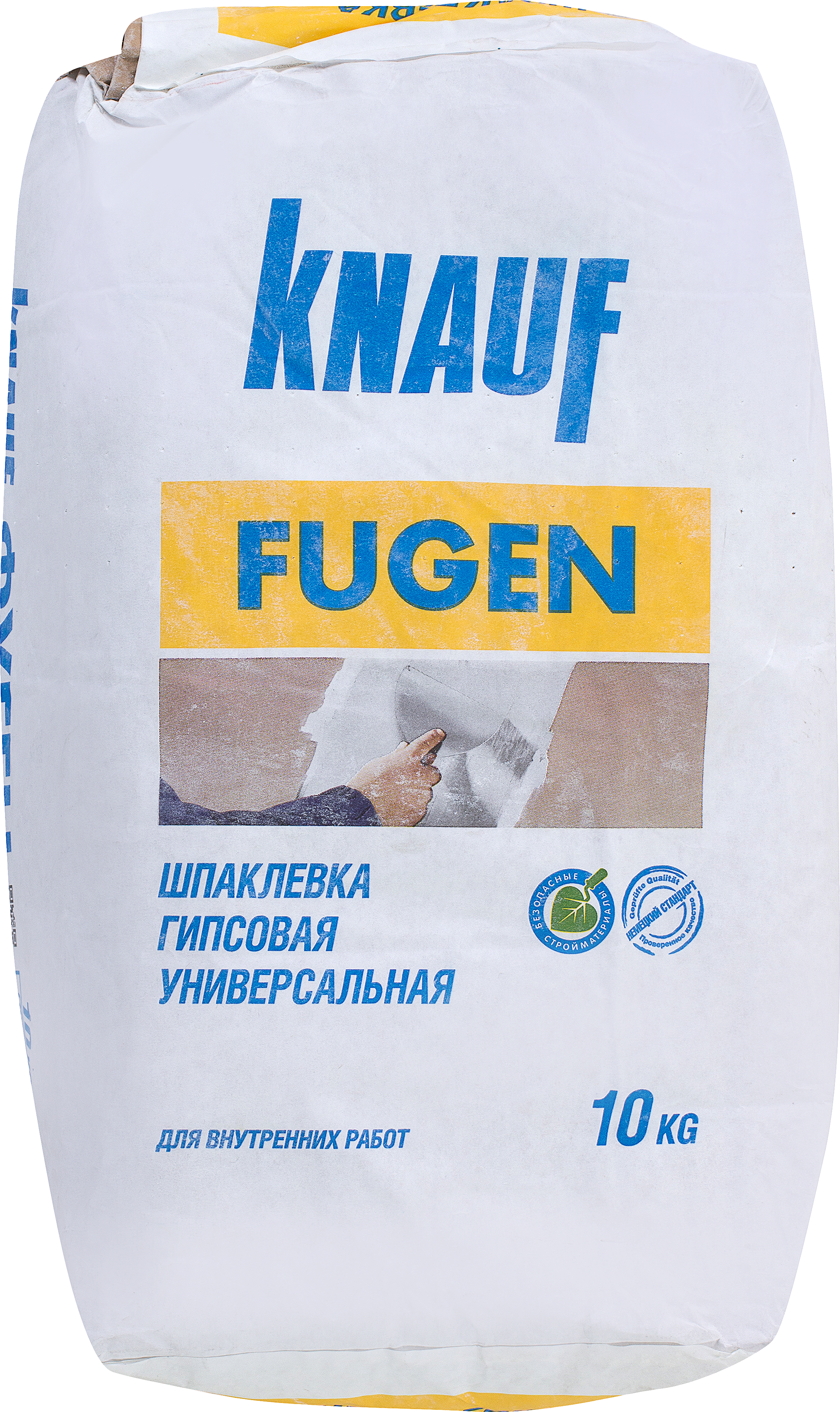 Шпаклёвка гипсовая универсальная Knauf Фуген 10 кг ✳️ купить по цене 306  ₽/шт. в Туле с доставкой в интернет-магазине Леруа Мерлен