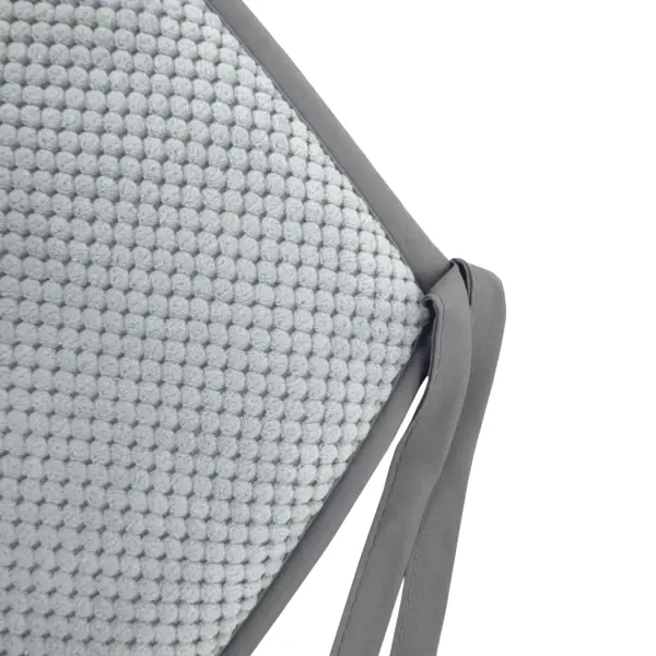 фото Галета для стула "цитус" 38/27x40x3 см цвет серый linen way