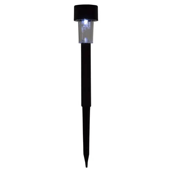 фото Светильник в грунт tdm electric сп-325 пластик на солнечных батареях, свет холодный белый, цвет черный