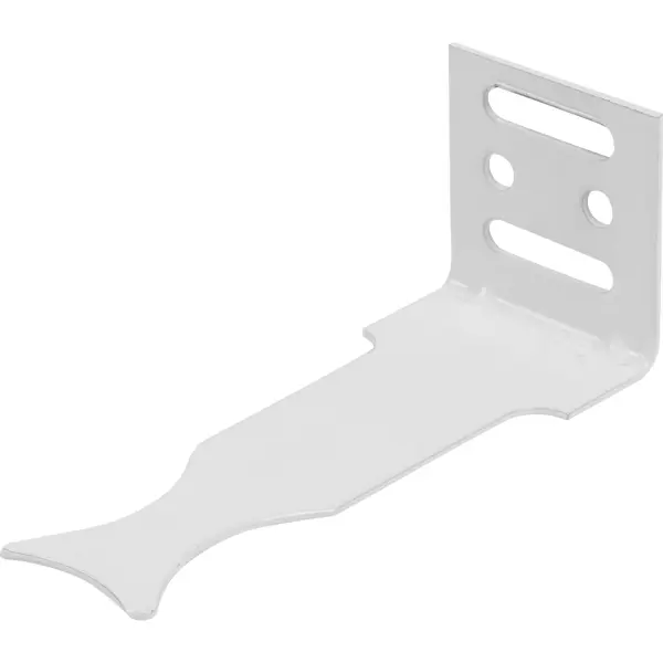 фото Кронштейн для радиатора угловой универсальный rarus-standart, сталь, цвет белый без бренда