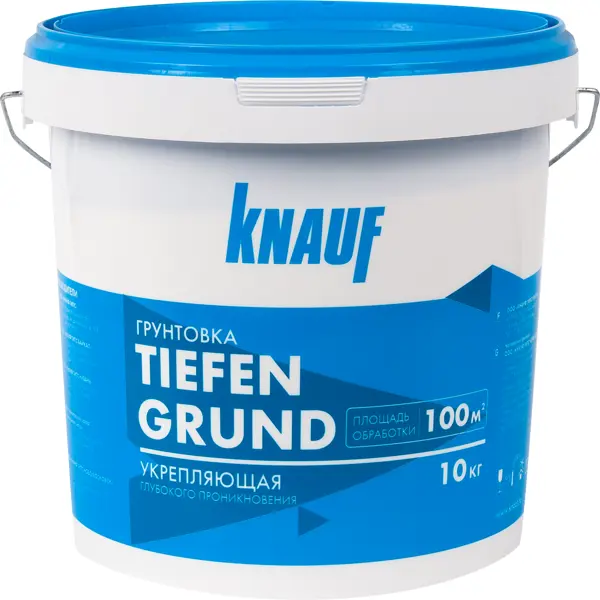Грунтовка глубокого проникновения Knauf Тифенгрунд 10 л грунтовка кнауф тифенгрунд f мороз 10 кг