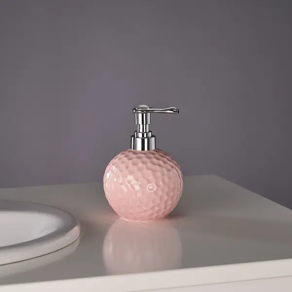 фото Дозатор для жидкого мыла rosy цвет розовый без бренда