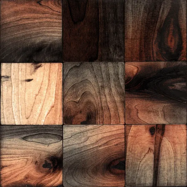 Деревянная мозаика Клиган 100x100 мм 300x300 мм деревянная мозаика болтон 50x100 мм 300x300 мм береза