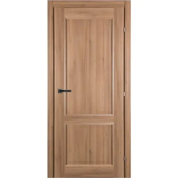 Дверь межкомнатная Катрин глухая CPL ламинация цвет акация 60x200 см (с замком) принадлежности из натурального дерева