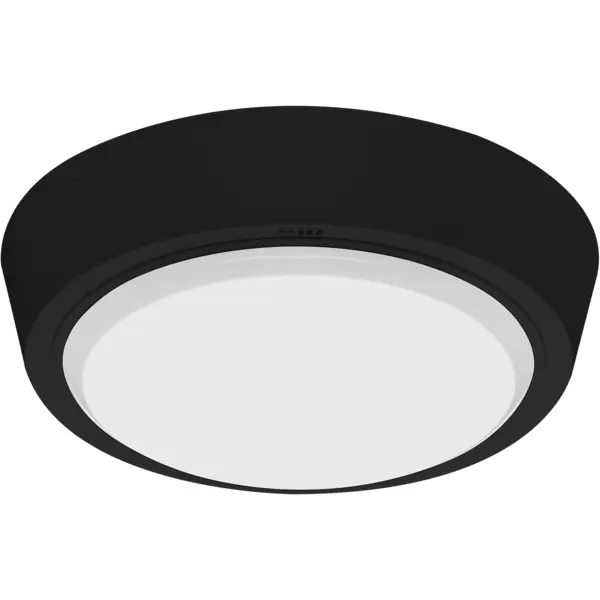 фото Светильник жкх светодиодный gauss 12 вт ip20 накладной круг цвет черный