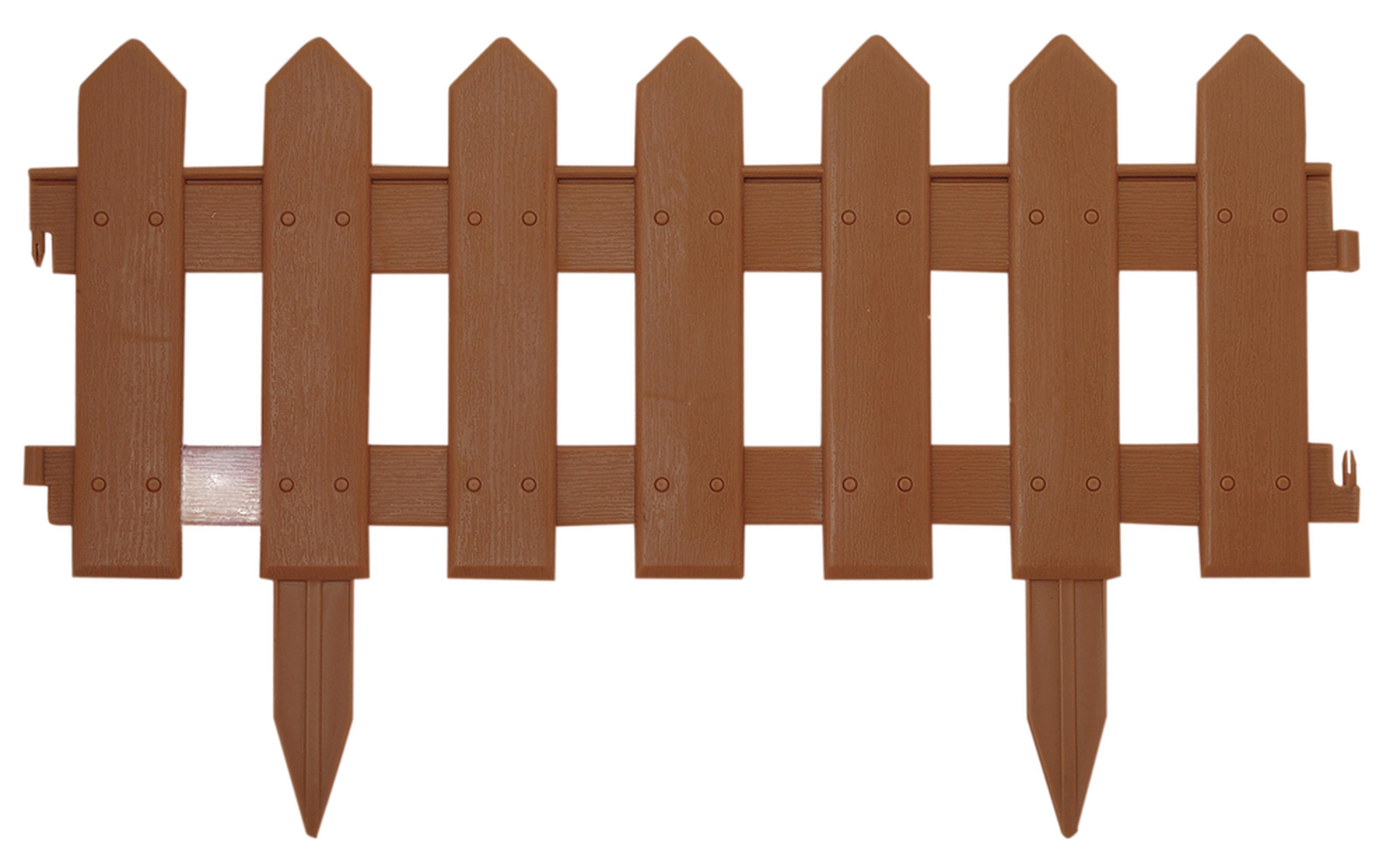Забор декоративный PALISAD классика, 2.24 х 0.29 м, терракот