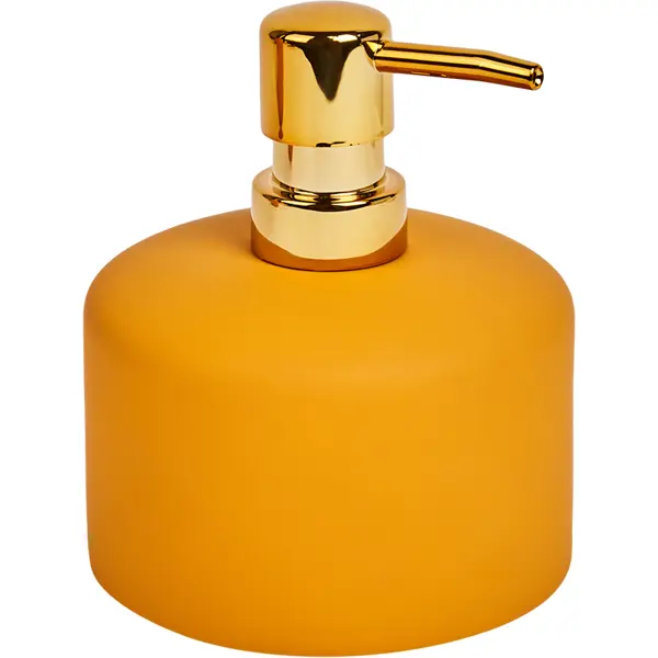 Дозатор для жидкого мыла Аквалиния Сиена CE2411AA-LD цвет горчичный дозатор для жидкого мыла аквалиния ombre керамика розовый