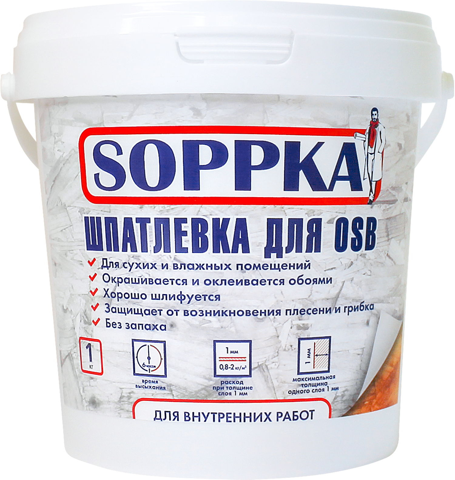 Шпатлевка Soppka для OSB 1 кг по цене 180 ₽/шт. купить в Самаре в  интернет-магазине Леруа Мерлен