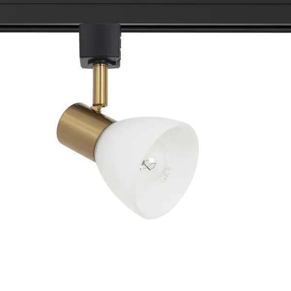 Трековый светильник Arte Lamp Falena со сменной лампой E14 40 Вт 2 м² цвет черный профиль для накладного магнитного шинопровода arte lamp linea accessories a620205