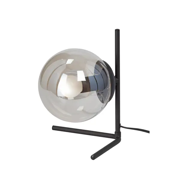 фото Настольная лампа vitaluce уголок 1 лампа 3м² е14 цвет черный матовый