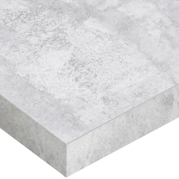 фото Столешница бетон светлый 120x3.8x60 см лдсп цвет серый без бренда