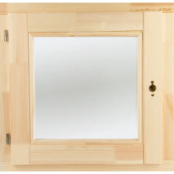 Окно деревянное одностворчатое сосна 580x580 мм (ВхШ) поворотное однокамерный стеклопакет цвет натуральный окно деревянное двустворчатое сосна 1160x1170 мм вхш однокамерный стеклопакет натуральный