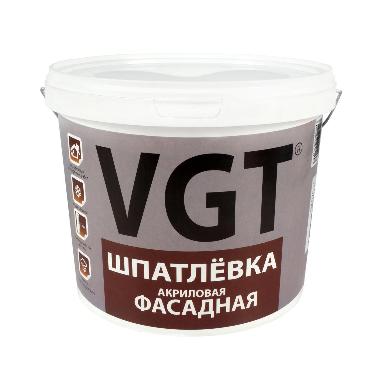 Шпатлевка фасадная VGT 11780 7.5 кг по цене 1103 ₽/шт. купить в Твери в  интернет-магазине Леруа Мерлен