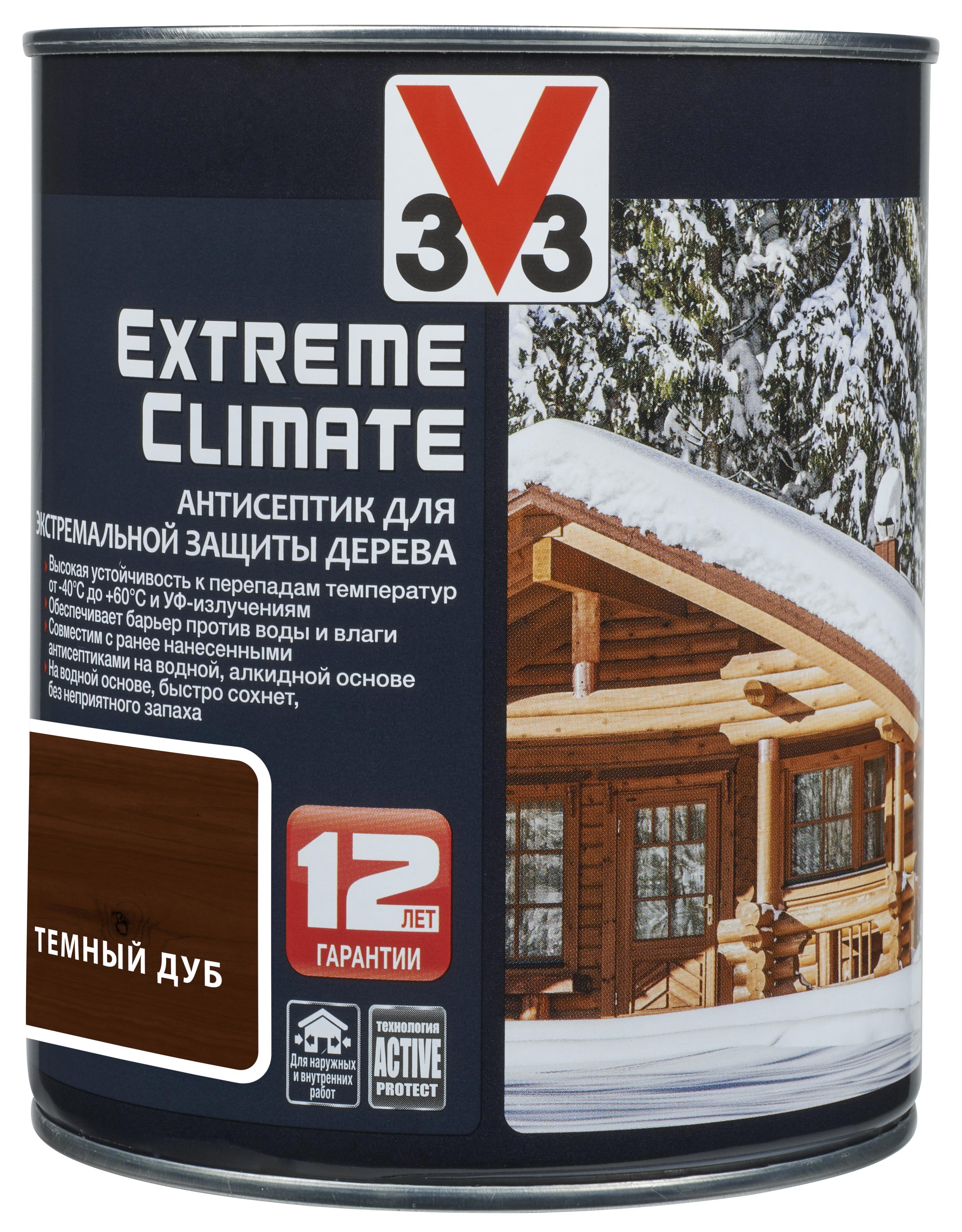 Краска для деревянных фасадов и интерьеров v33 climats extremes