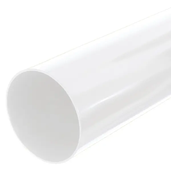 Труба водосточная Dacha 80 мм 2 м белый кронштейн для желоба dacha металлический белый