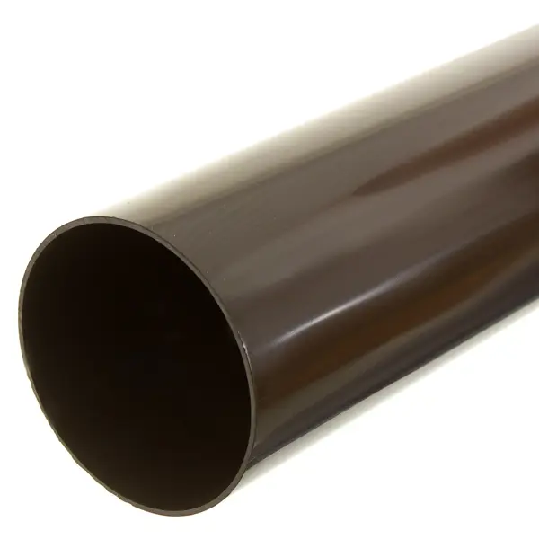 Труба водосточная Dacha 80 мм 2 м коричневый хомут универсальный dacha 80 мм коричневый