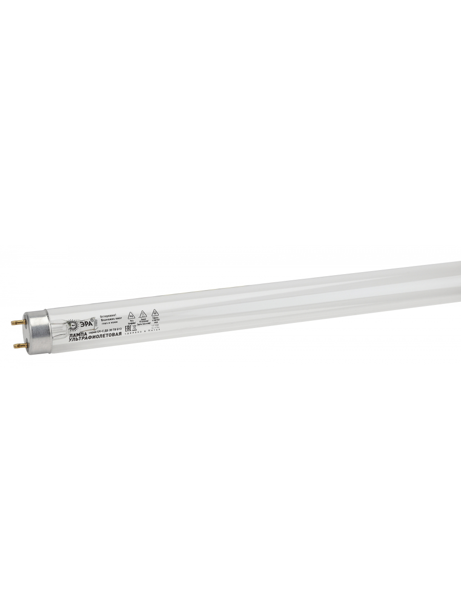 Бактерицидная ультрафиолетовая лампа ЭРА UV-С ДБ 30 Т8 G13 T8/30W (25/ .