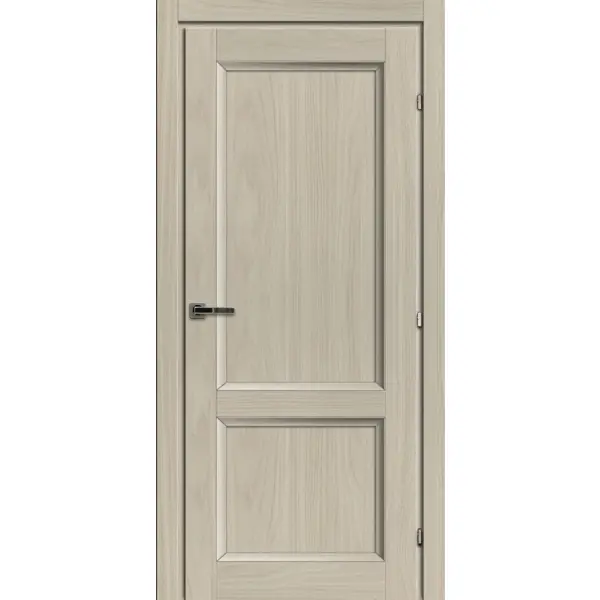 Дверь межкомнатная Танганика Грей глухая CPL ламинация цвет бежевый 90x200 см (с замком и петлями) дверь межкомнатная танганика остеклённая cpl ламинация 90x200 см с замком