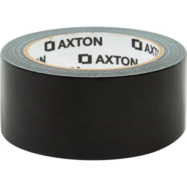 Лента армирующая Axton 48 мм х 25 м цвет чёрный шпатлёвка axton для дерева 0 9 кг цвет белое масло