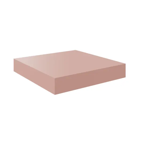 Полка мебельная Spaceo Bistro 23x23.5x3.8 см МДФ цвет розовый бокал для маргариты стеклянный bistro 250 мл