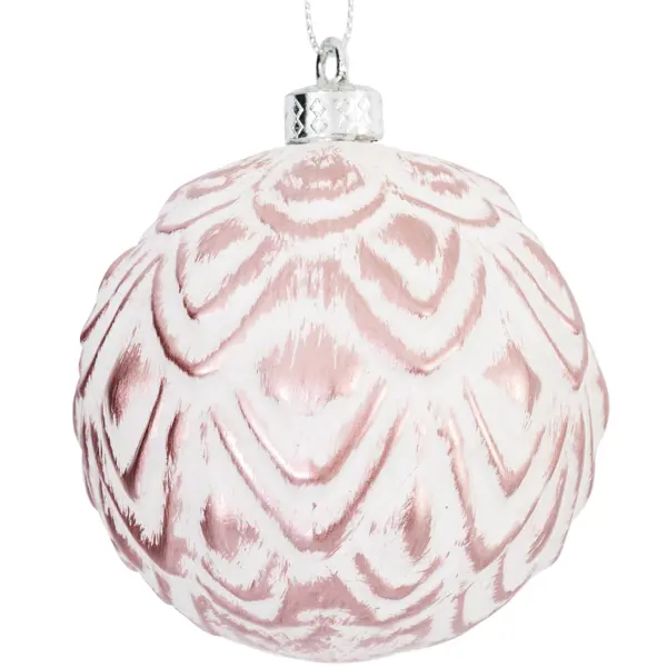 Елочный шар «Loft» ø8 см пластик розовый косметичка на молнии матовый розовый