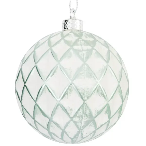 Елочный шар «Loft» ø8 см пластик зеленый украшение елочное шар павлин серебряный с оранжевым 1 шт 8 см стекло