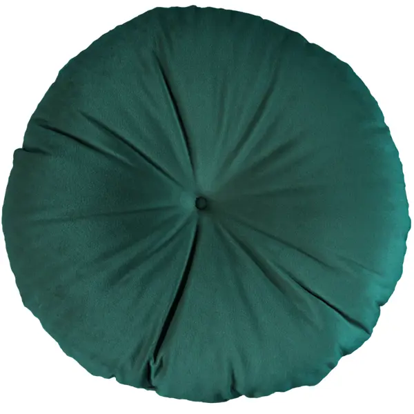 Подушка Бархат ø37 см цвет изумруд подушка для стула бархат 40x36x6 см изумруд