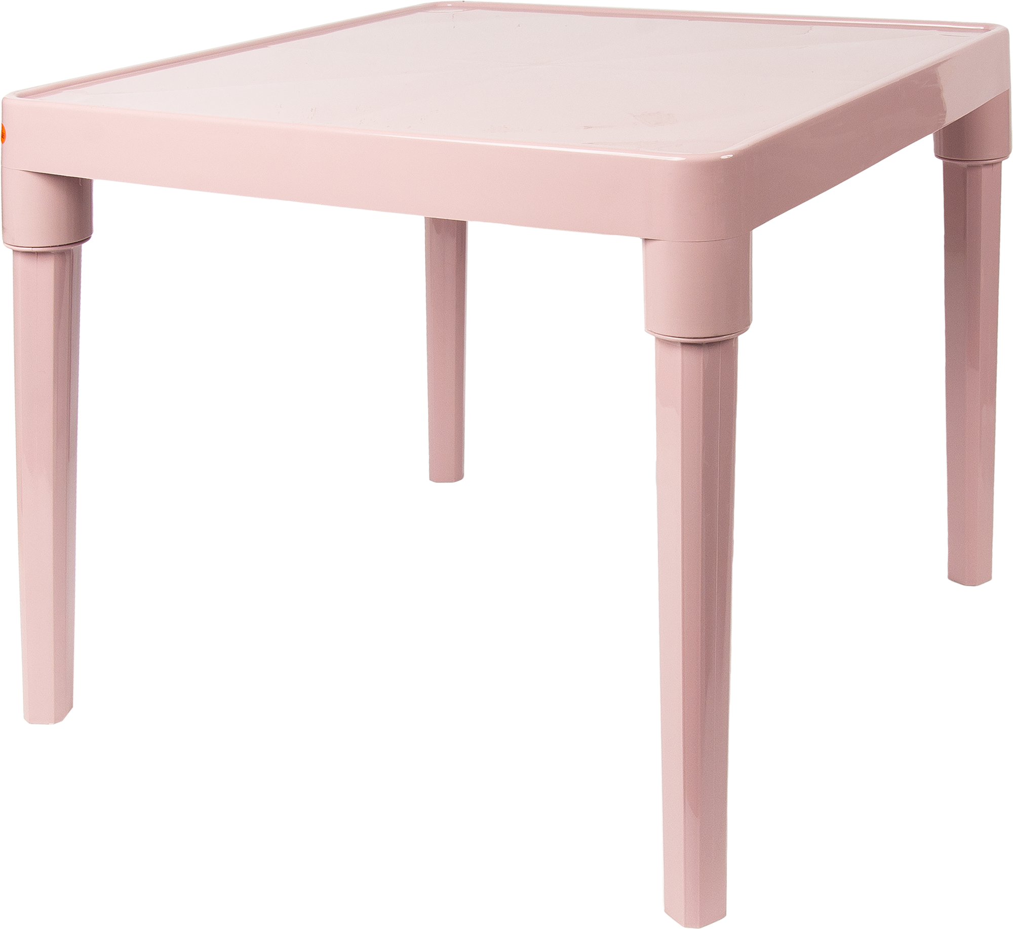 Стол садовый квадратный 51x47x51 см полипропилен розовый по цене 490 .