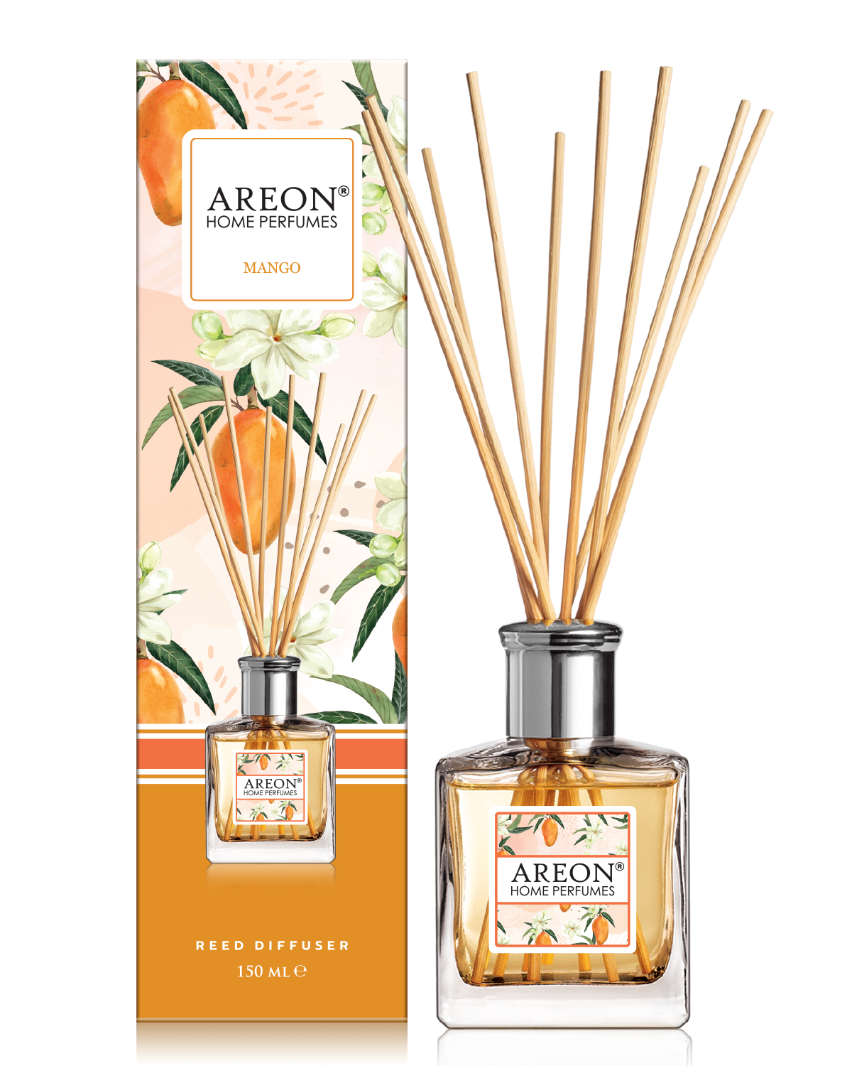 Ароматический диффузор Areon HOME PERFUME STICKS GARDEN Mango, 150 мл ✳️  купить по цене 950 ₽/шт. в Ставрополе с доставкой в интернет-магазине Леруа  Мерлен