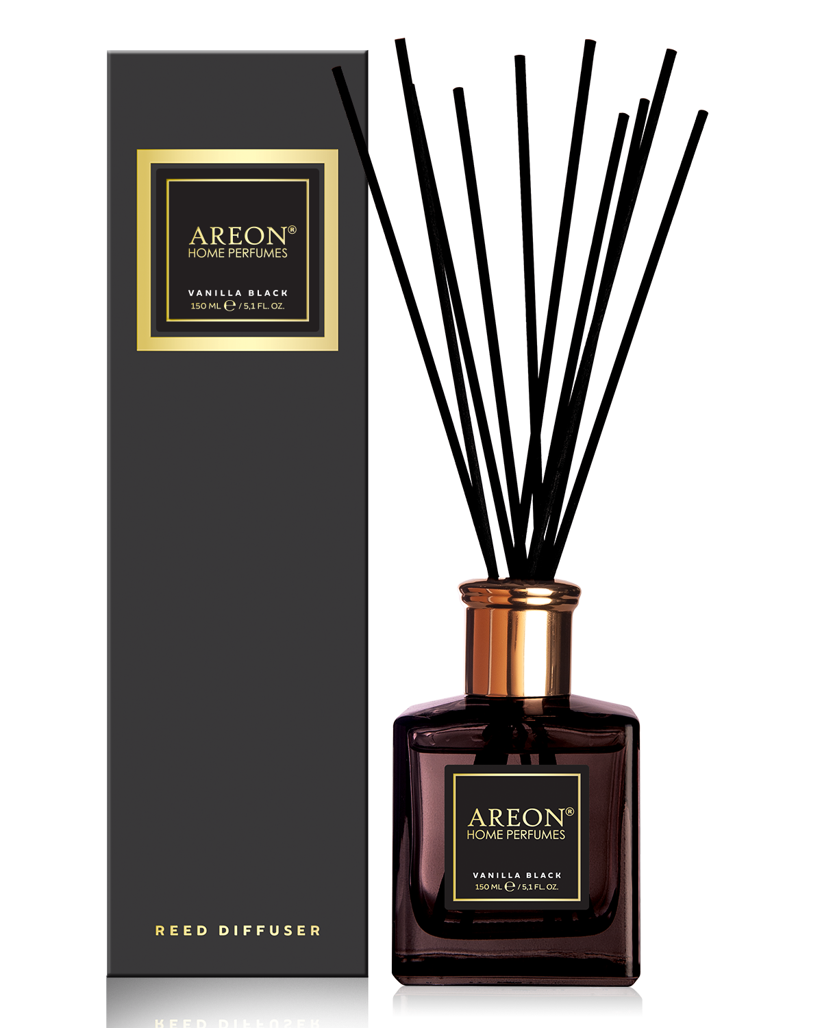 Ароматический диффузор Areon HOME PERFUME STICKS PREMIUM Vanilla Black 150  мл ✳️ купить по цене 2089 ₽/шт. в Оренбурге с доставкой в интернет-магазине  Леруа Мерлен