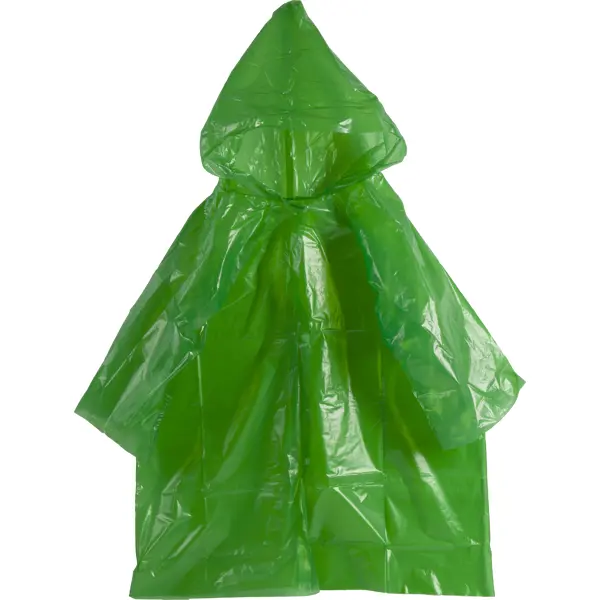 Плащ-дождевик ГП5-3-З цвет зеленый размер унверсальный tomshoo многофункциональный легкий плащ