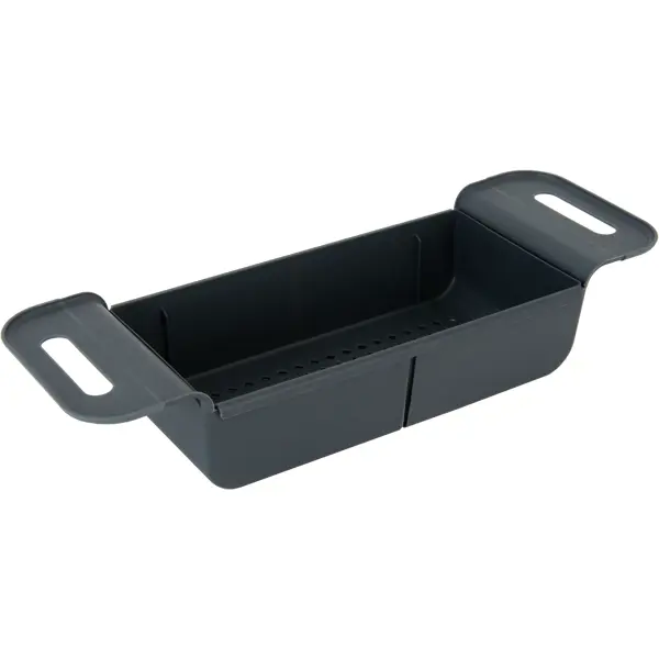 Сушилка на мойку раздвижная Vidage 17.2x8.8x51 см полипропилен цвет чёрный сушилка для посуды на раковину 37×23 см