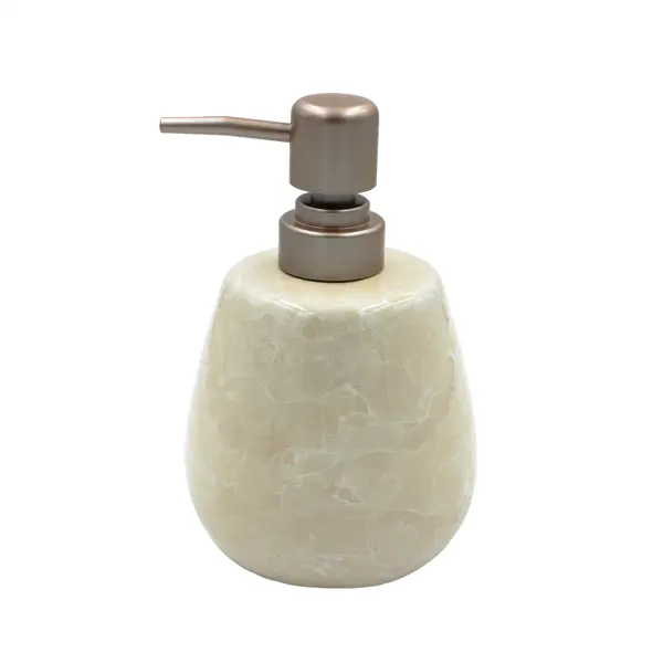Дозатор для жидкого мыла Bath Plus Pietra цвет бежевый дозатор для жидкого мыла raindrops чёрный камень
