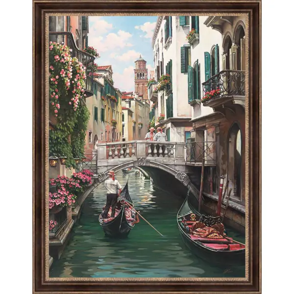 Картина в раме GRAFIS-ART Цветущая Венеция 40/50 см. GRAF 20016 по цене  2120 ₽/шт. купить в Волгограде в интернет-магазине Леруа Мерлен