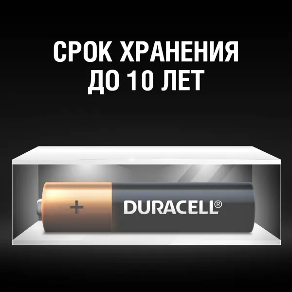 Батарейка Duracell Basic AAA (LR03) алкалиновая 2 шт.