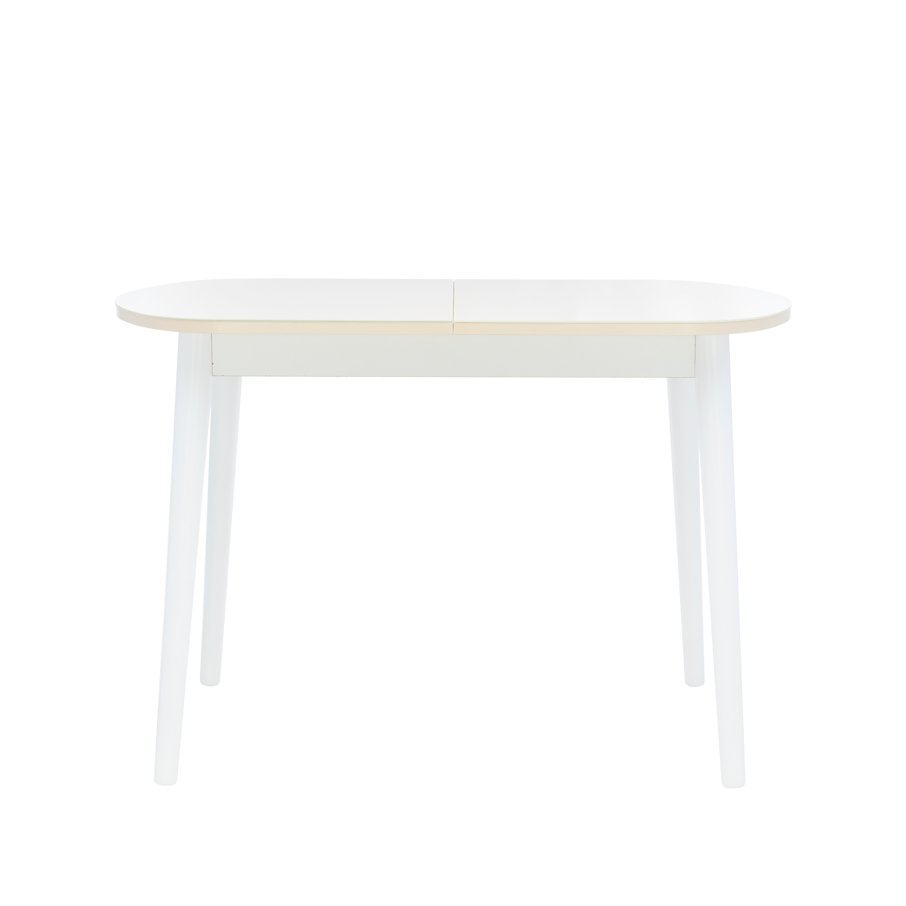 Белый стол раздвижной кухонный стол в