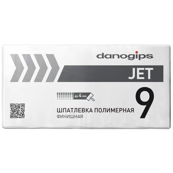 Шпатлевка полимерная финишная Danogips Jet 9 20 кг шпатлевка полимерная финишная боларс interior fiber pasta 5 кг