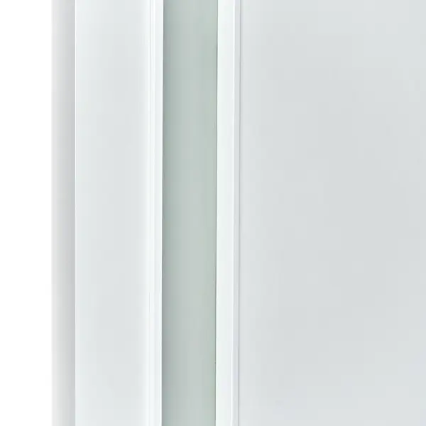 фото Дверь межкомнатная остекленная финиш-бумага ламинация цвет белый 60x200 см eldorf