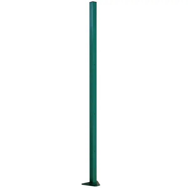 Столб для забора Grand Line 62х55х2065 зеленый 4 отверстия калитка из сварной сетки grand line ral 6005 medium 1 73х1 м зелёный