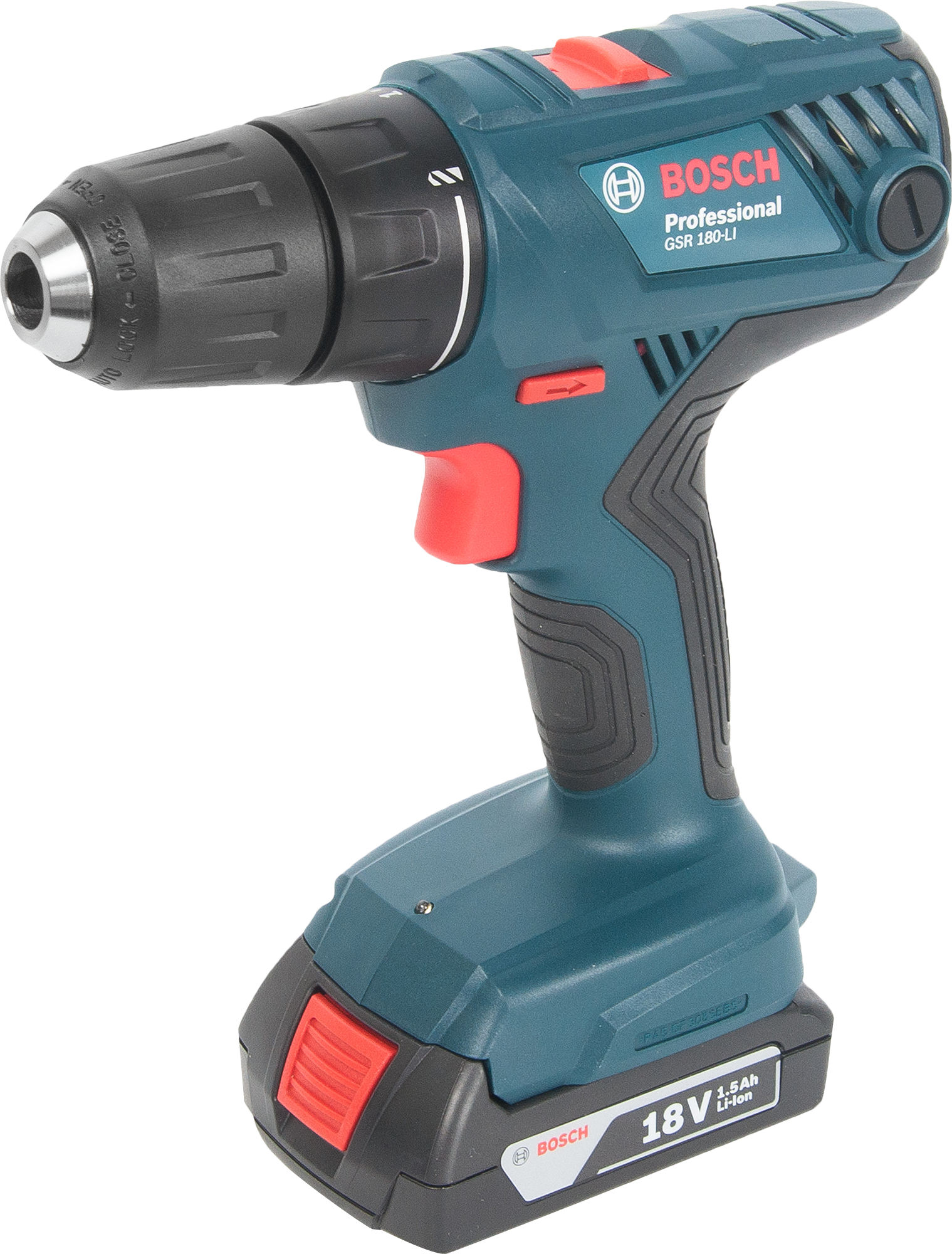 Дрель-шуруповерт аккумуляторная Bosch GSR 180, 18 В Li-ion 2x1.5 Ач по цене  2437 ₽/шт. купить в Москве в интернет-магазине Леруа Мерлен