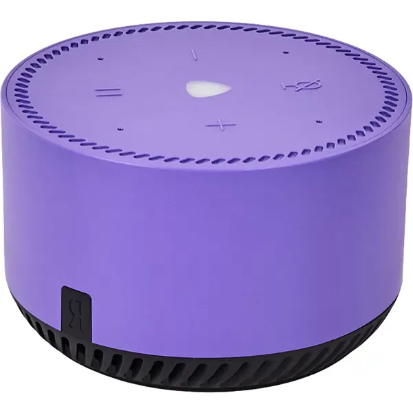 Умная колонка Яндекс Станция Лайт цвет фиолетовый умная колонка яндекс станция лайт с голосовым помощником алиса ультрафиолет