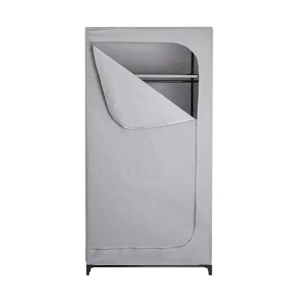 Шкаф-Чехол для одежды Spaceo 75x160x45 см сталь/нетканый материал цвет светло-серый чехол книжка для samsung galaxy a03 core серый
